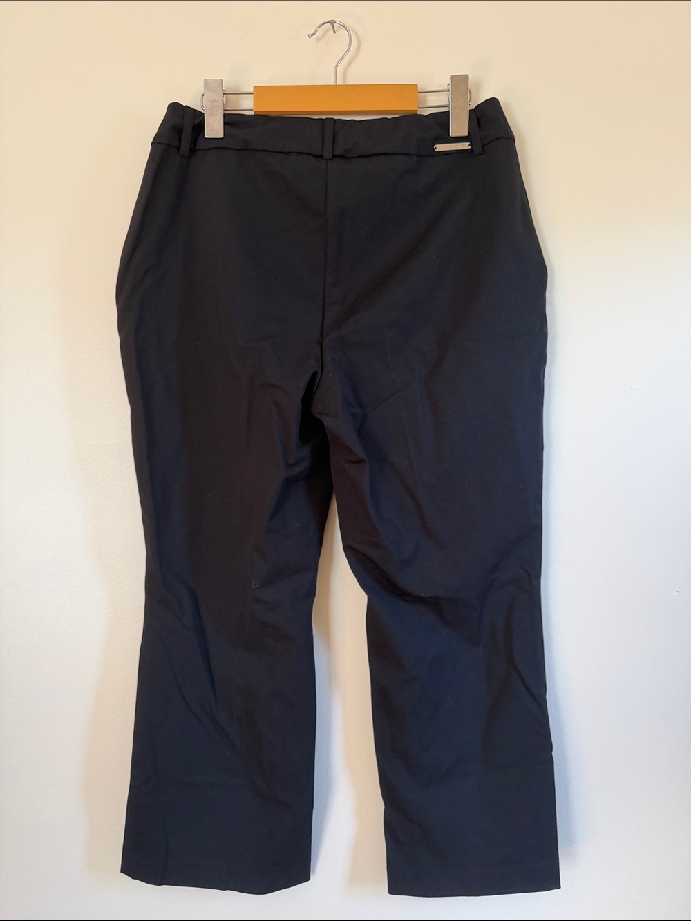🆕 NWT iltm Black Kick Flare Leg Ankle Dress Pants - Picture 8 of 11